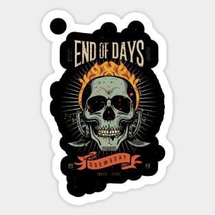 End of Days 4 Sticker